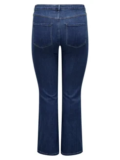 CARTHUNDER Medelhög midja Utsvängd passform Jeans