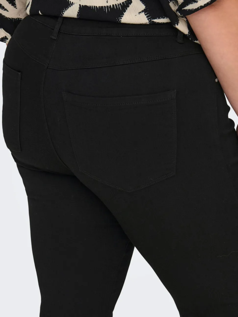 CARTHUNDER Medelhög midja Utsvängd passform Jeans
