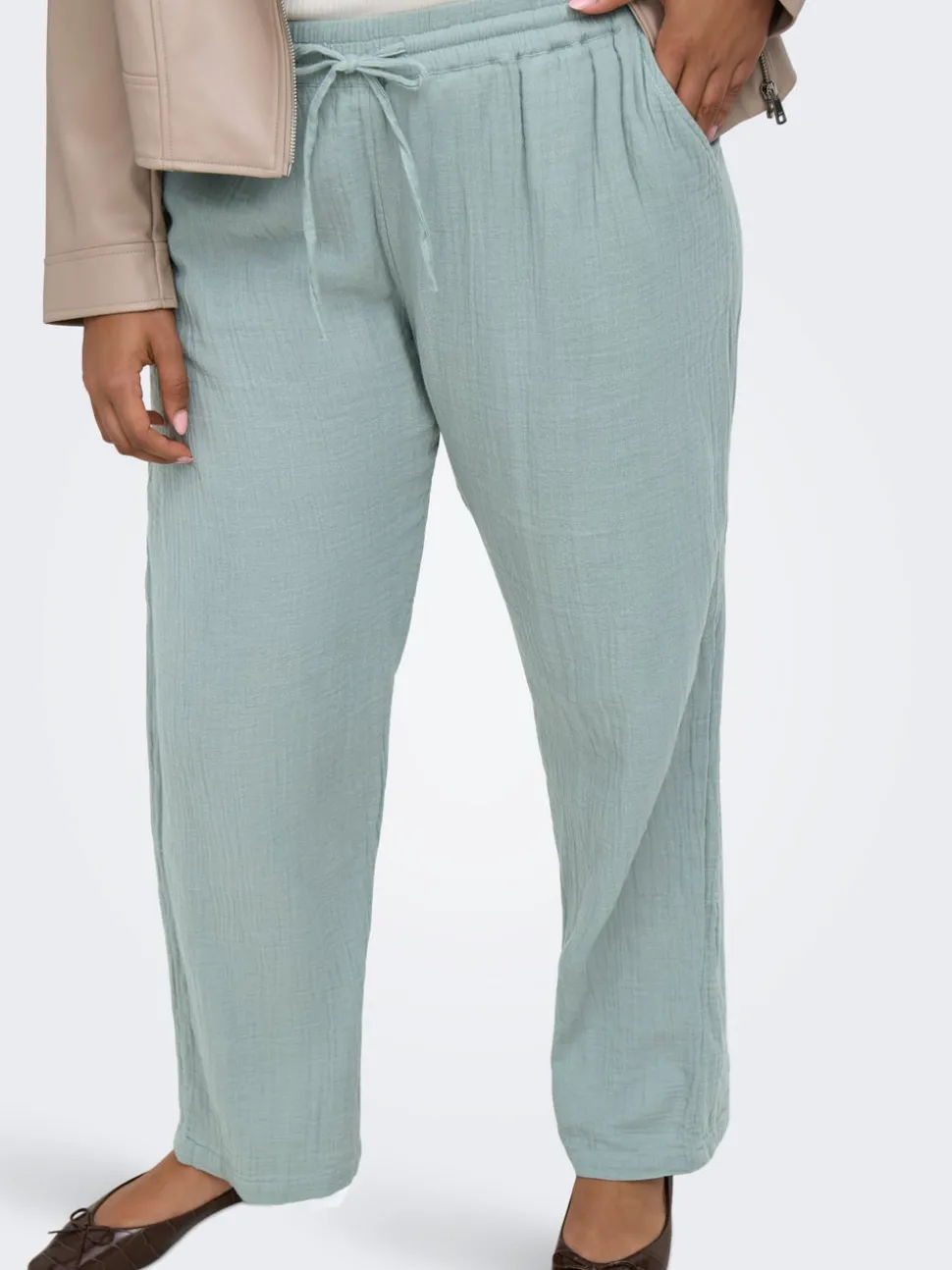 CARTHYRA Comfort fit Byxor med vida ben