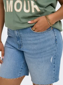 CARTOKYO Hög midja Normal passform Denimshorts