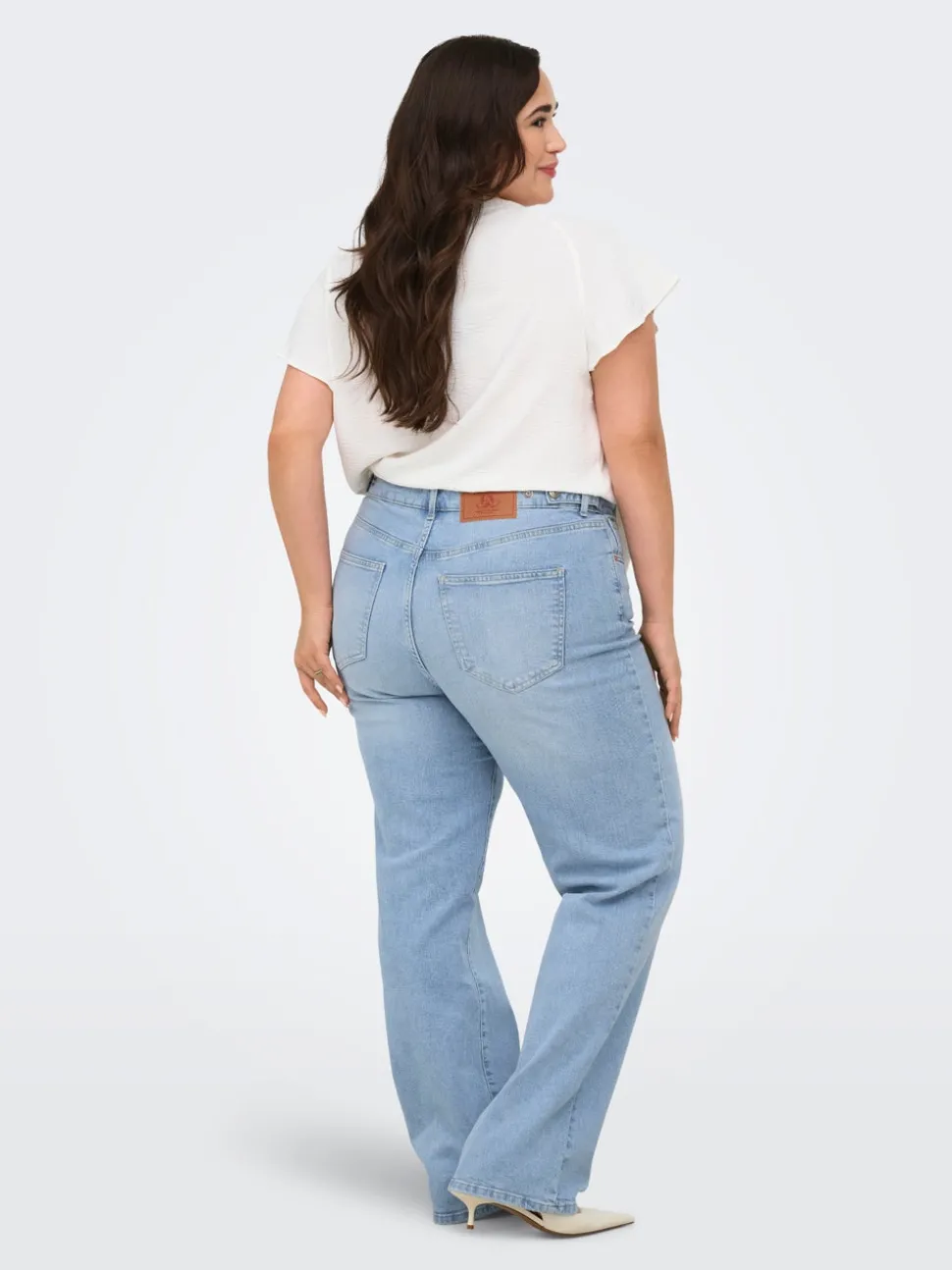 CARTOKYO Hög midja Rak passform Jeans