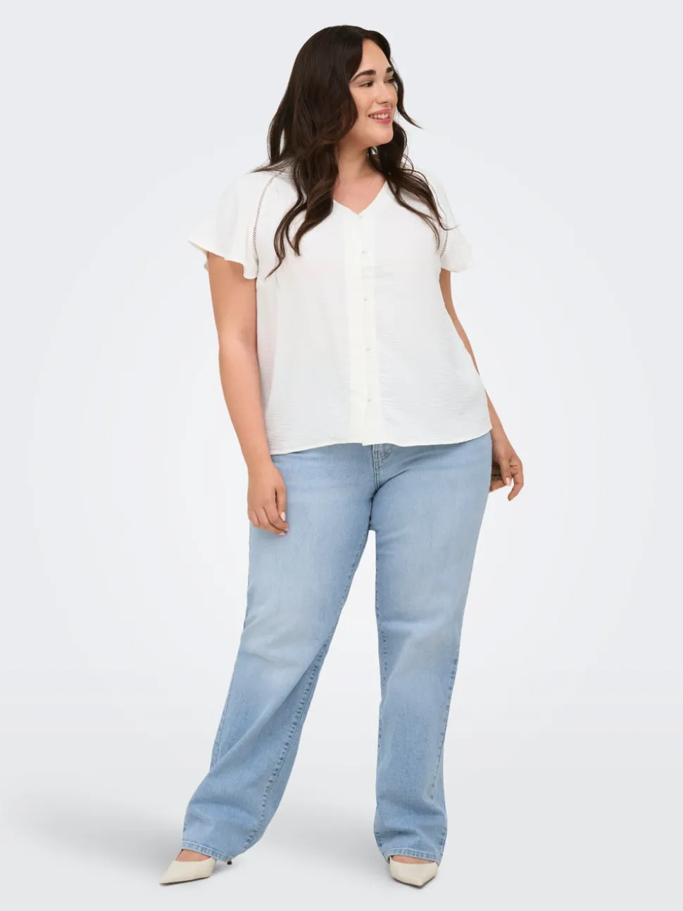 CARTOKYO Hög midja Rak passform Jeans