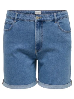 CARVEGA Hög midja Normal passform Denimshorts