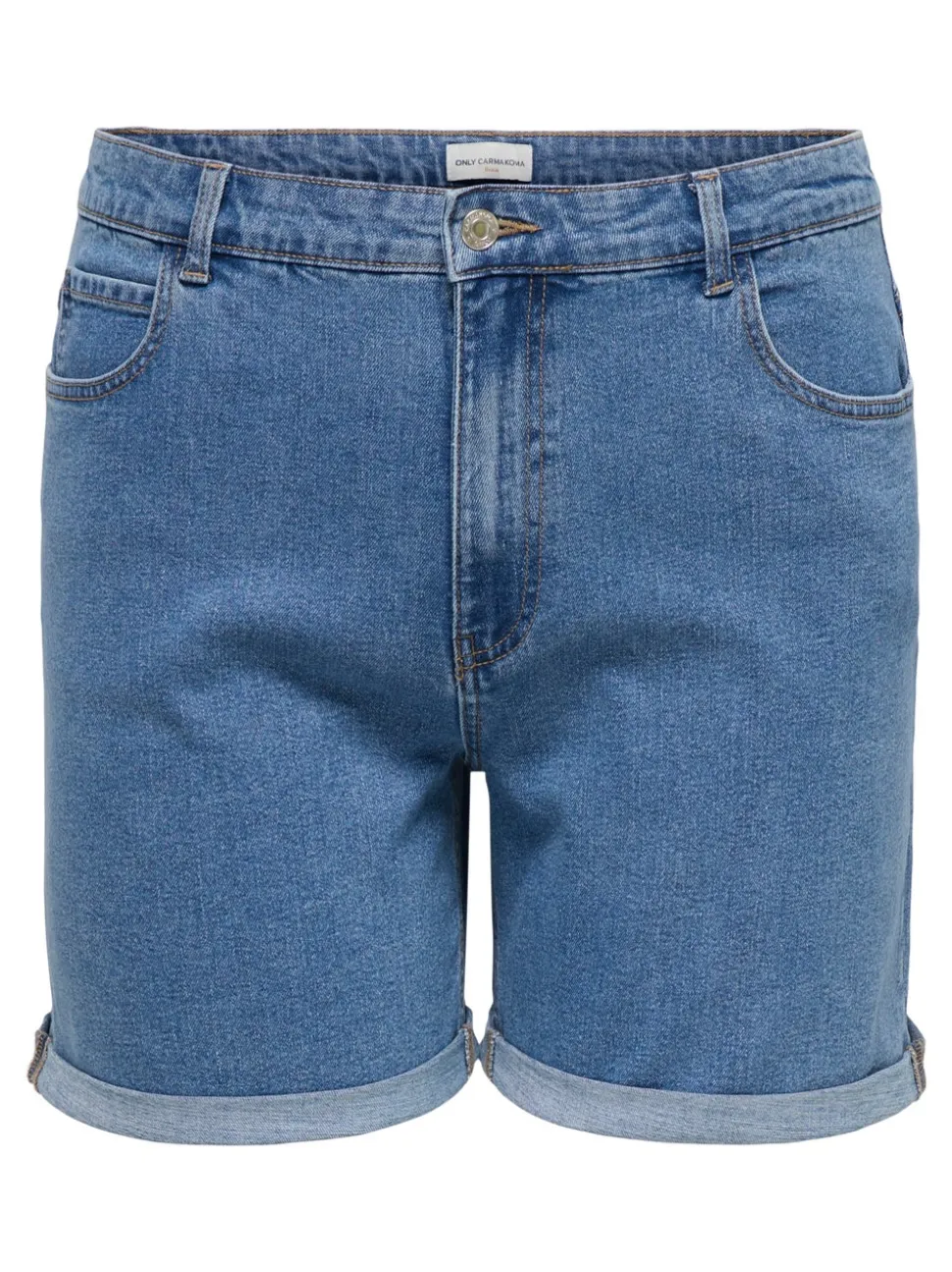 CARVEGA Hög midja Normal passform Denimshorts
