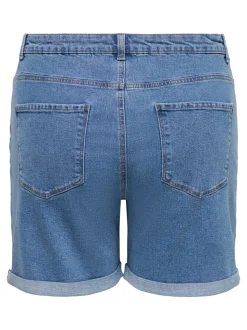 CARVEGA Hög midja Normal passform Denimshorts