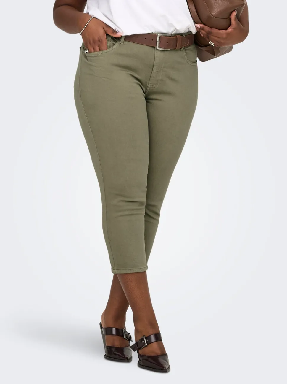 CARWILLY Cropped Fit Beskuren Jeans