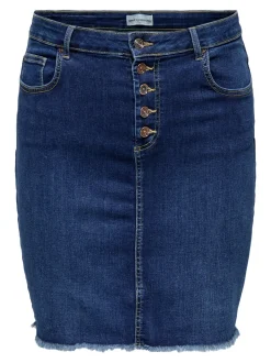 CARWILLY Denim Jeanskjol Midikjol