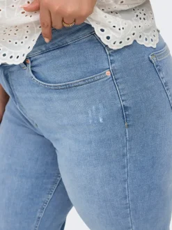 CARWILLY Hög midja Rak passform Jeans