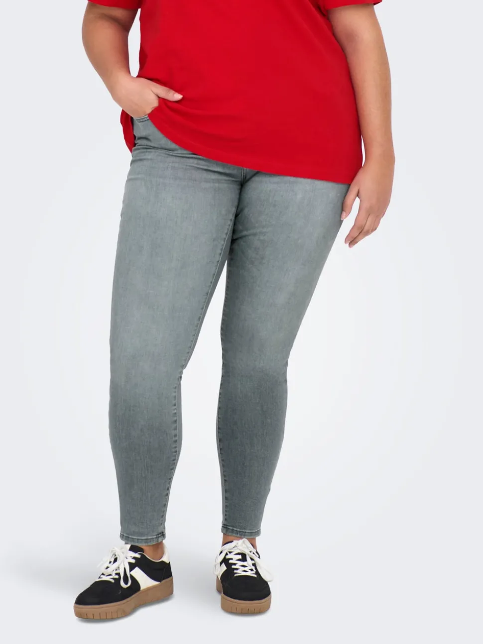 CARWILLY HÖG MIDJA REGULAR SKINNY FIT JEANS