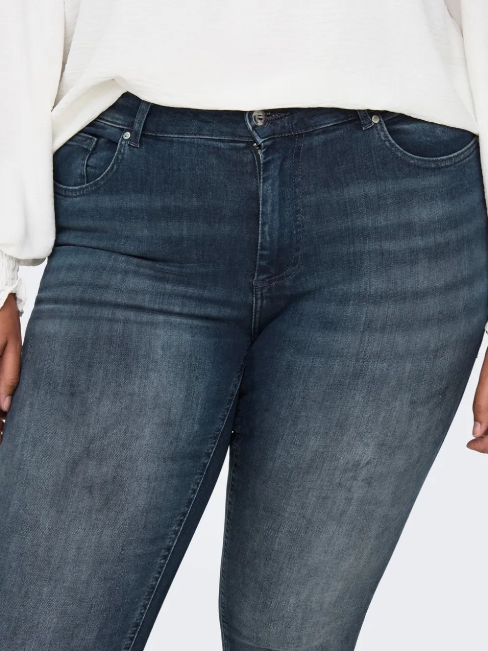 CARWILLY Hög midja Skinny Fit Ankellängd Jeans