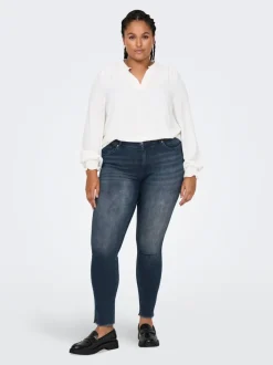 CARWILLY Hög midja Skinny Fit Ankellängd Jeans