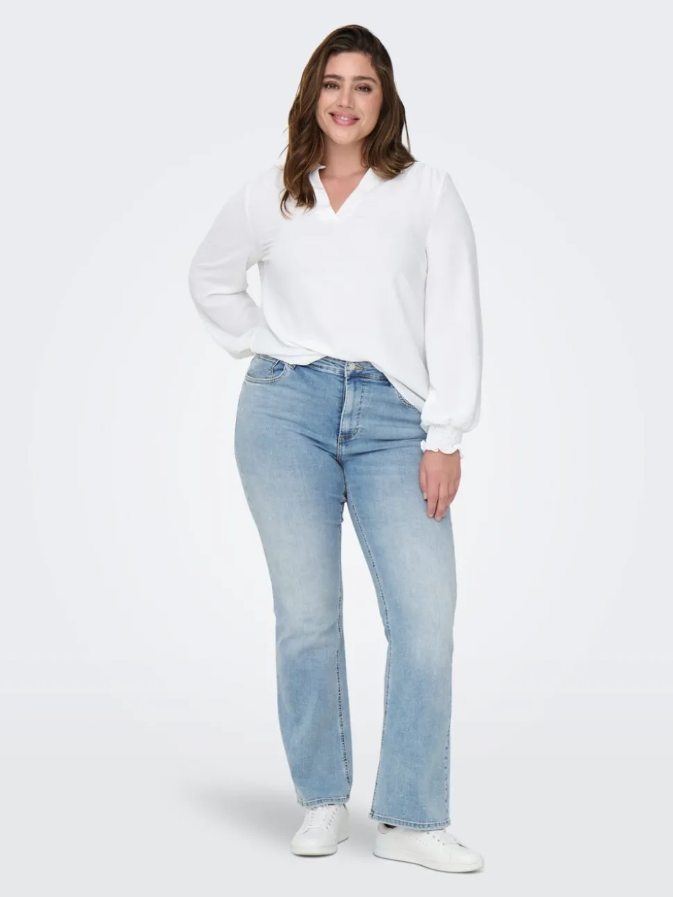 CARWILLY Hög midja Utsvängd passform Jeans