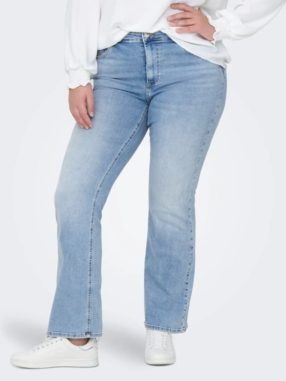 CARWILLY Hög midja Utsvängd passform Jeans