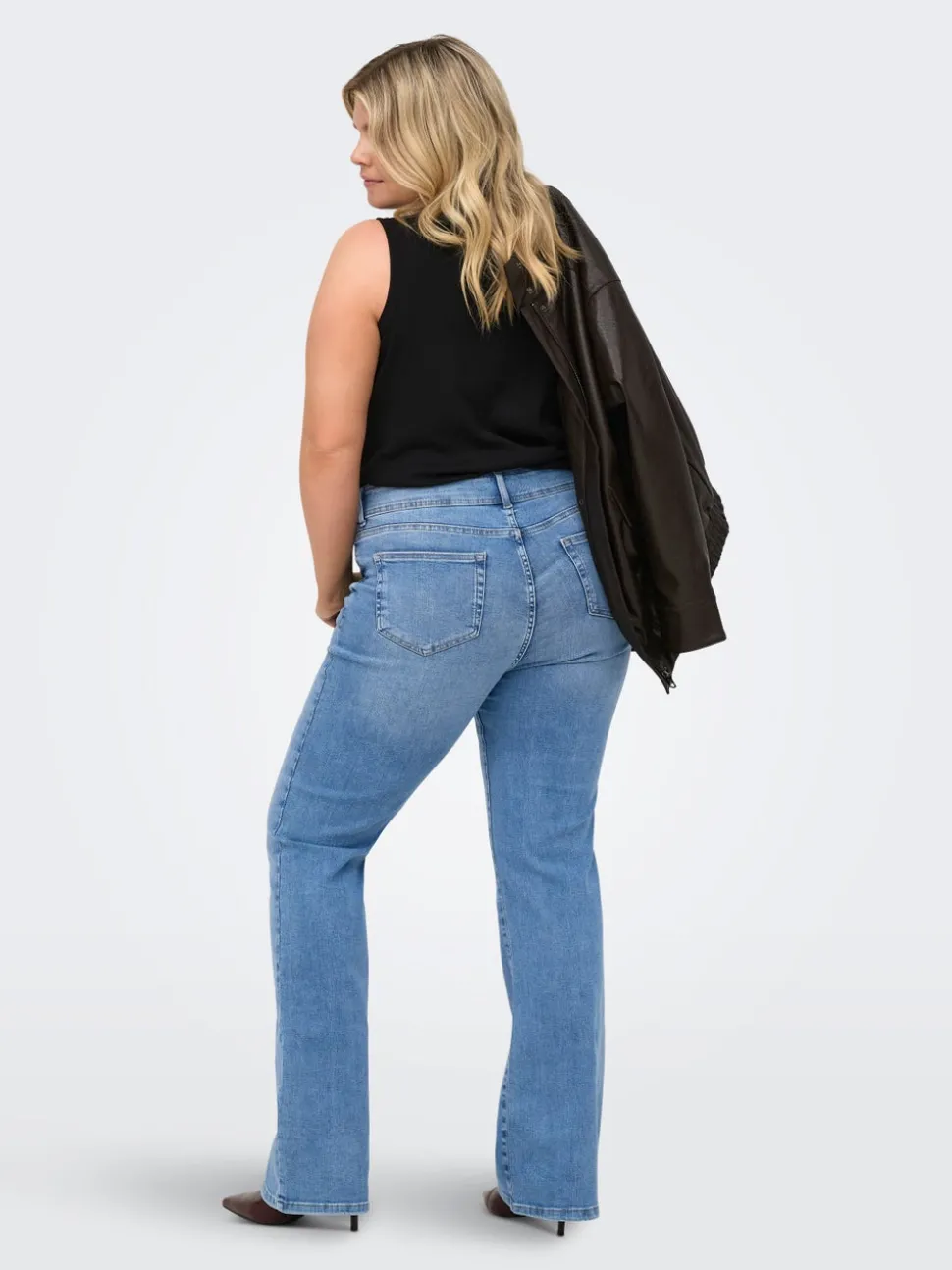 CARWILLY Hög midja Utsvängd passform Jeans