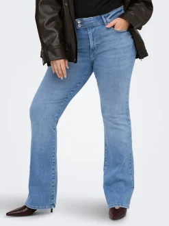 CARWILLY Hög midja Utsvängd passform Jeans