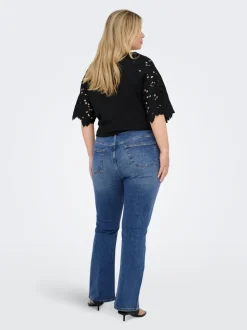 CARWILLY Hög midja Utsvängd passform Jeans