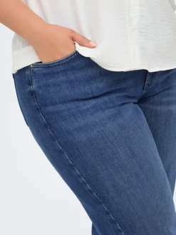 CARWILLY Hög midja Vida ben Beskuren Jeans