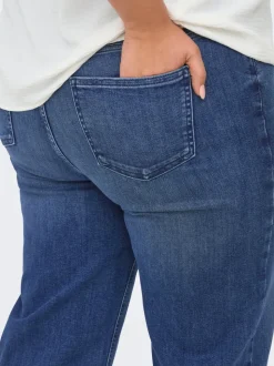 CARWILLY Hög midja Vida ben Beskuren Jeans