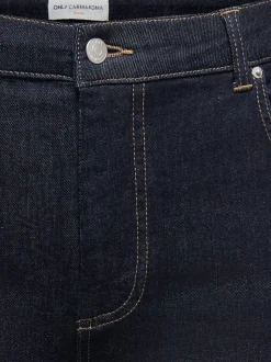 CARWILLY Hög midja Vida ben Denimshorts