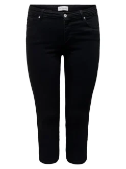 CARWILLY Medelhög midja capri Skinny Fit Jeans