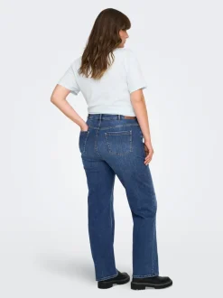 CARWILLY Medelhög midja Rak passform Jeans