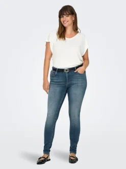 CARWILLY Medelhög midja Skinny Fit Jeans