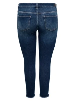 CARWILLY Medelhög midja Skinny Fit Ankellängd Jeans
