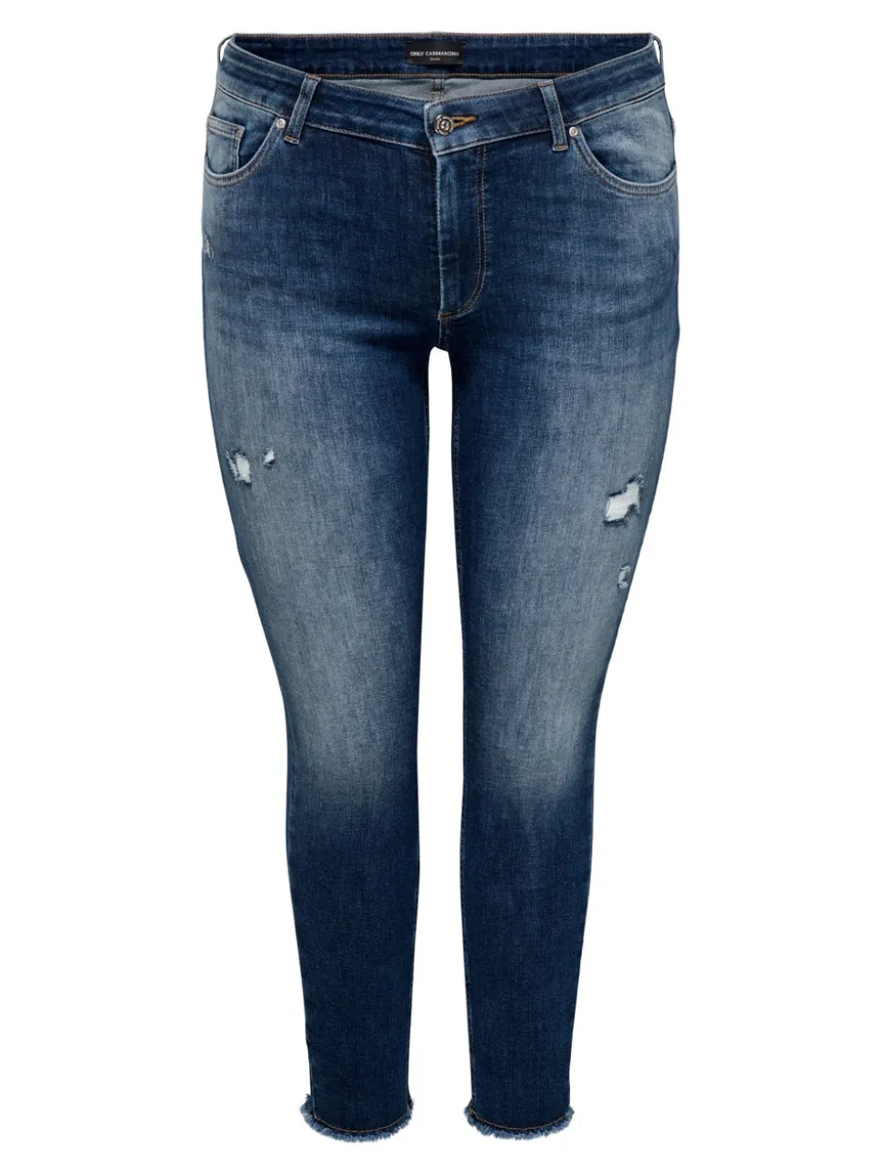CARWILLY Medelhög midja Skinny Fit Ankellängd Jeans