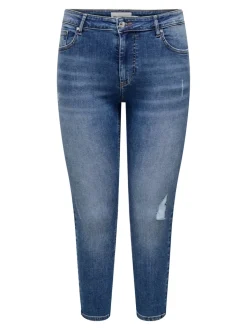 CARWILLY Medelhög midja Skinny Fit Ankellängd Jeans