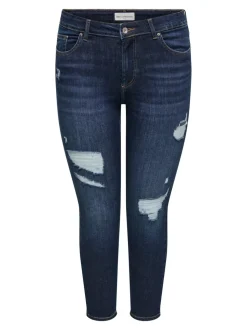 CARWILLY Medelhög midja Skinny Fit Ankellängd Jeans
