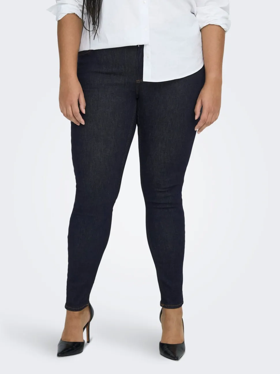 CARWILLY Medelhög midja Skinny Fit Jeans