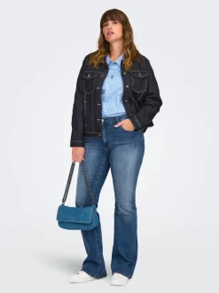 CARWILLY Medelhög midja Utsvängd passform Jeans