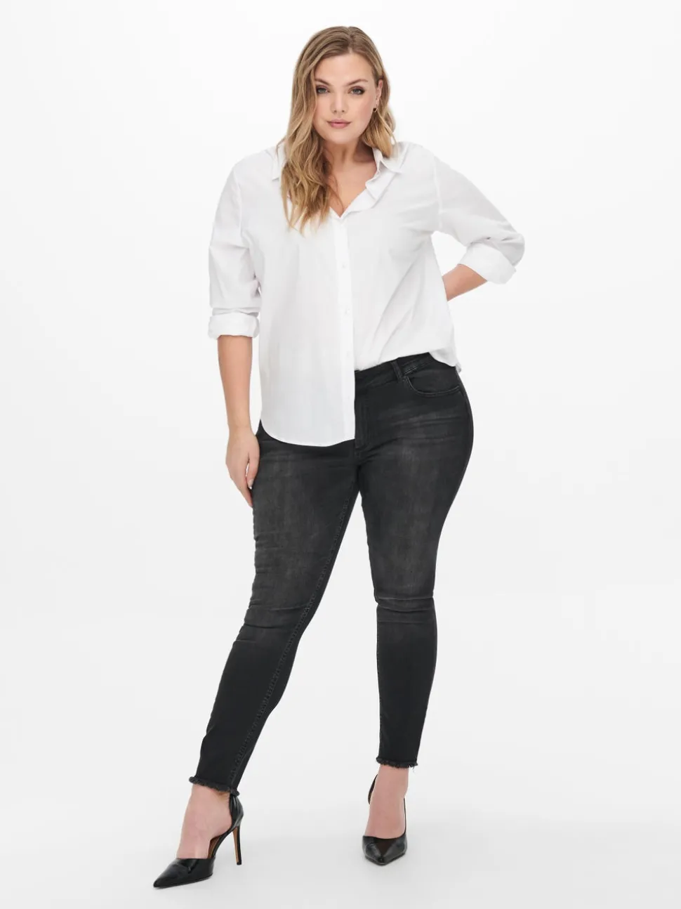 CARWILLY Normal midja Skinny Fit Ankellängd Jeans