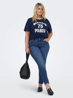 CARWILLY Skinny Fit Ankellängd Jeans
