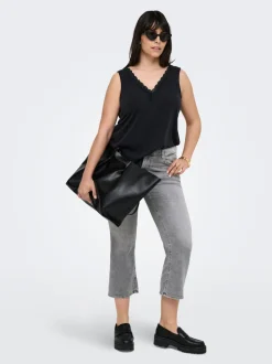 CARWILLY Sweet Flared Fit Beskuren Jeans