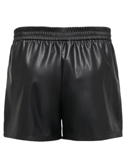 JDYALAIA Medelhög midja Normal passform Shorts i läderimitation