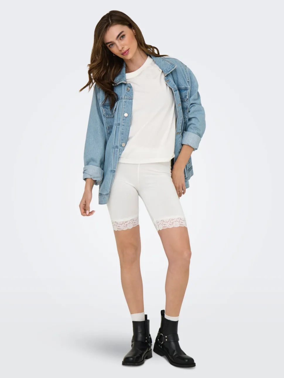 JDYAVA Åtsittande passform 2-pack Bikershorts