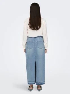 JDYBELLA Denim Jeanskjol Lång kjol