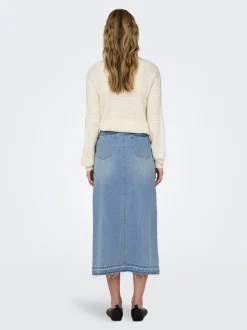 JDYBELLA Denim Jeanskjol Midikjol