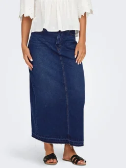 JDYBELLA Denim Jeanskjol Lång kjol
