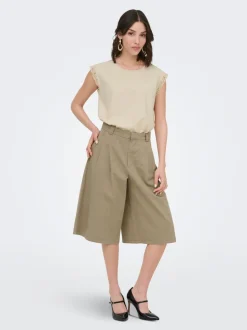 JDYBIANCA Hög midja Normal passform Bermudashorts
