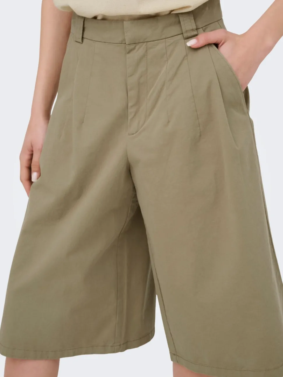 JDYBIANCA Hög midja Normal passform Bermudashorts