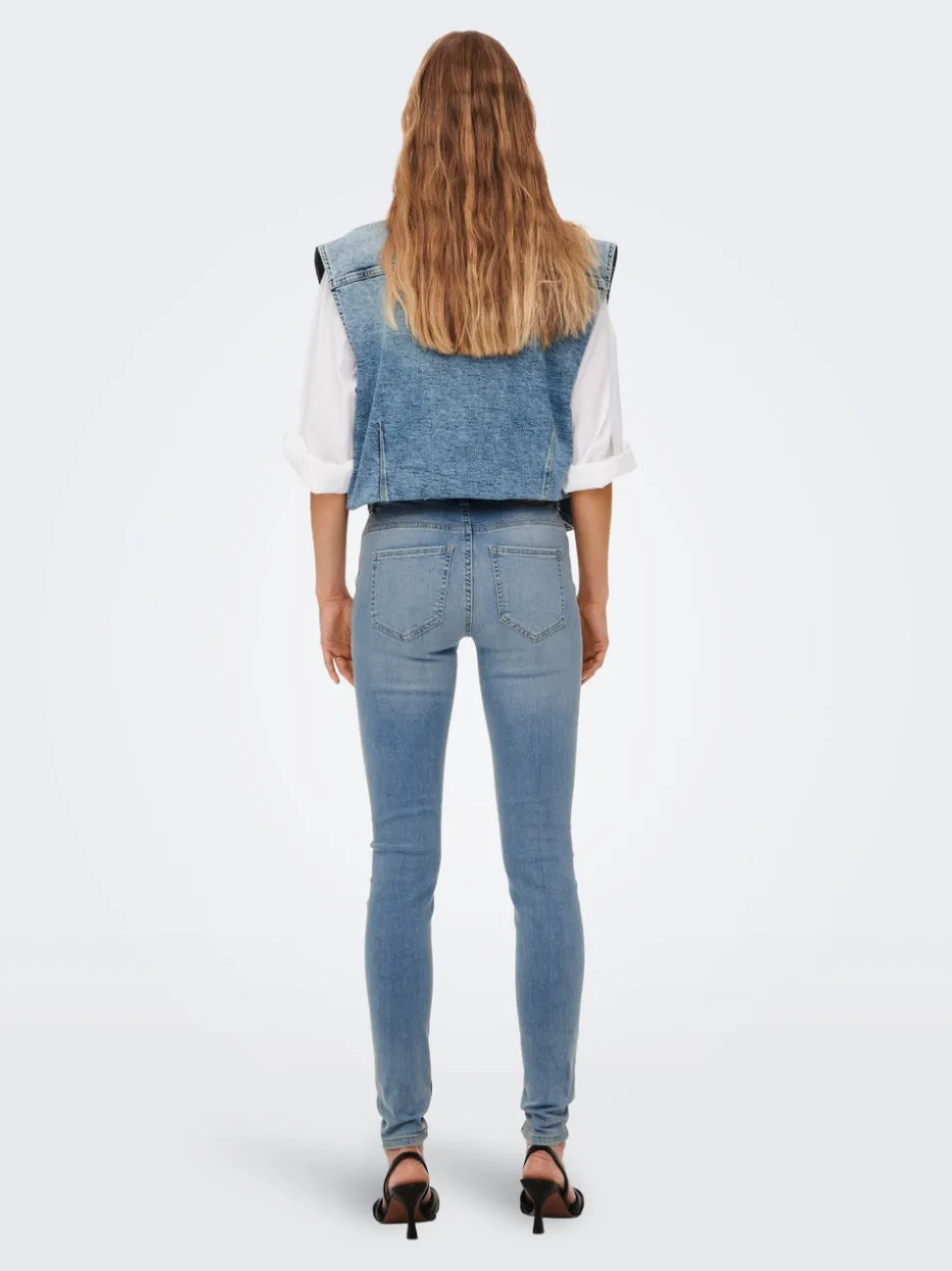JDYBLUME Medelhög midja Skinny Fit Jeans