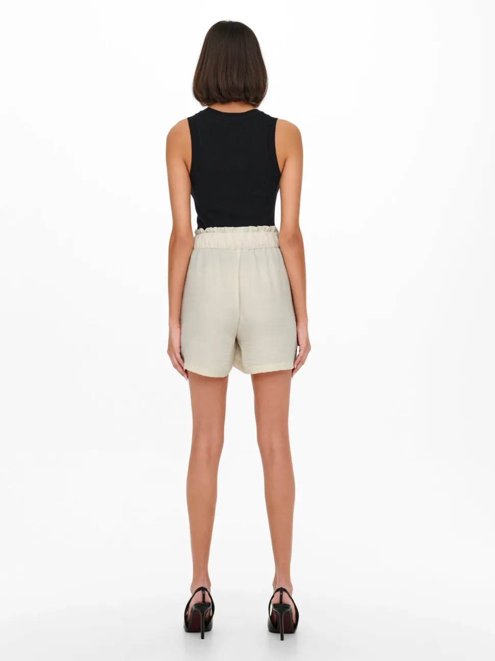 JDYDIVYA Hög midja Normal passform Paperbag-shorts