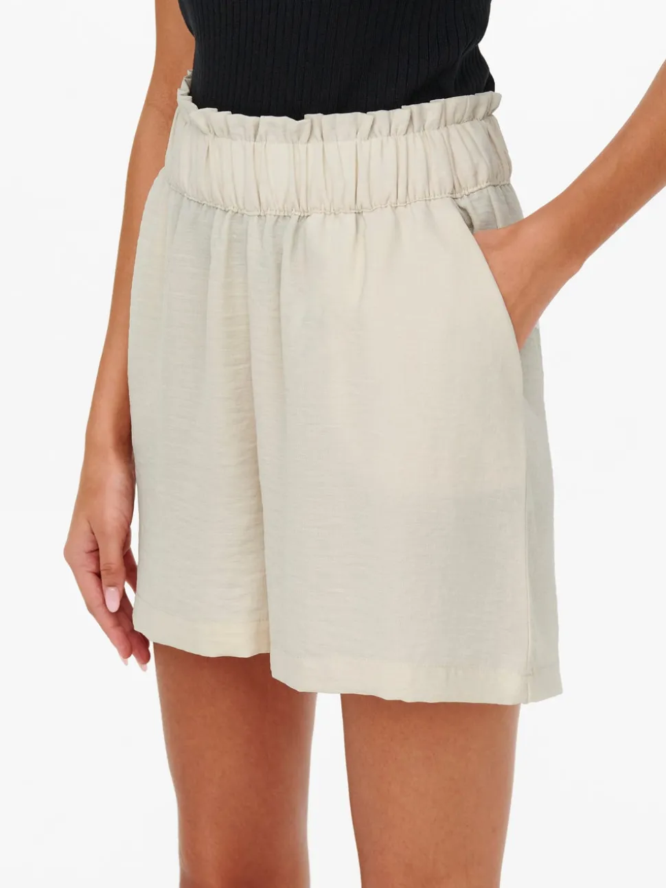 JDYDIVYA Hög midja Normal passform Paperbag-shorts