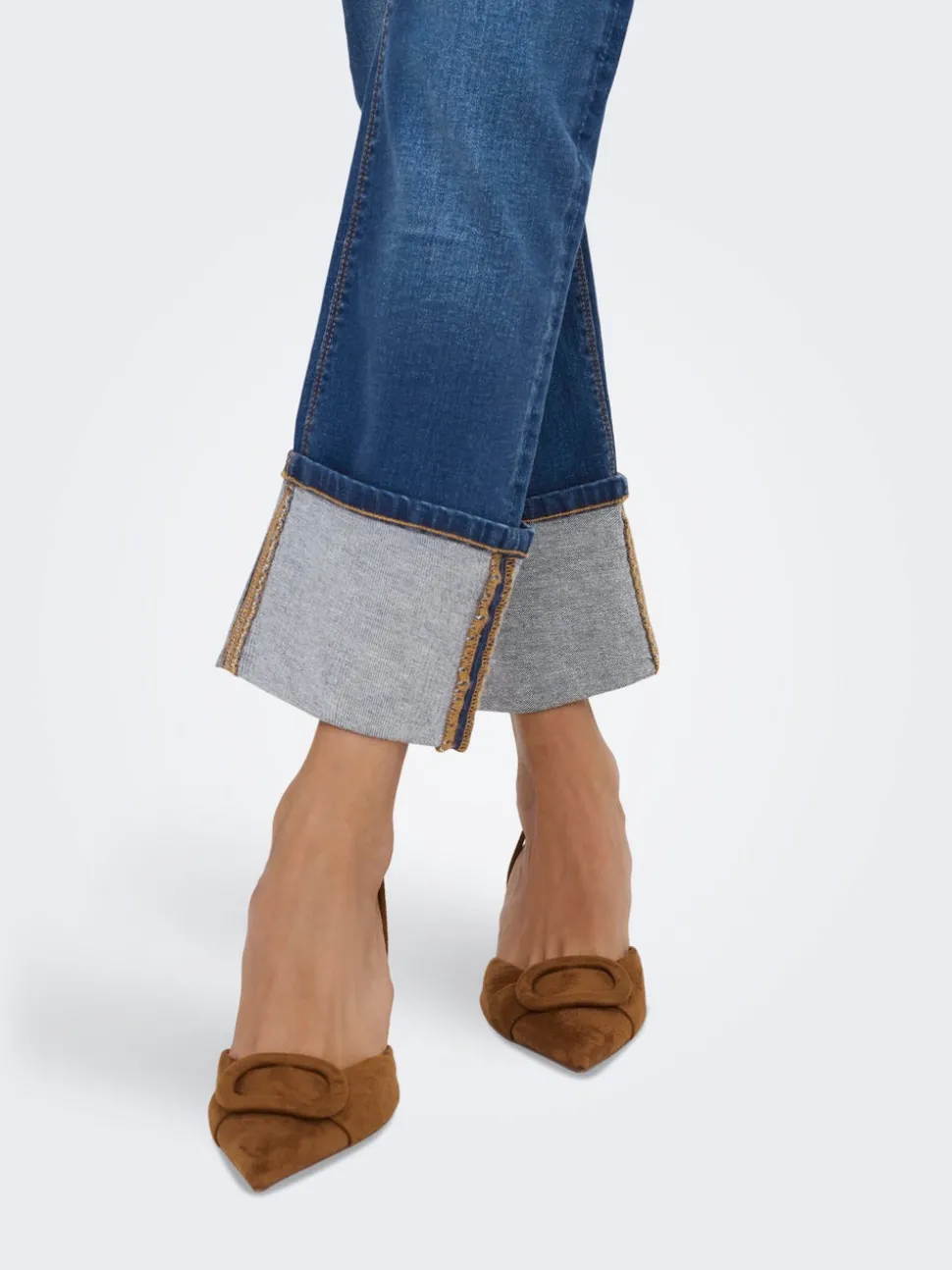 JDYFINA Medelhög midja Rak passform Jeans