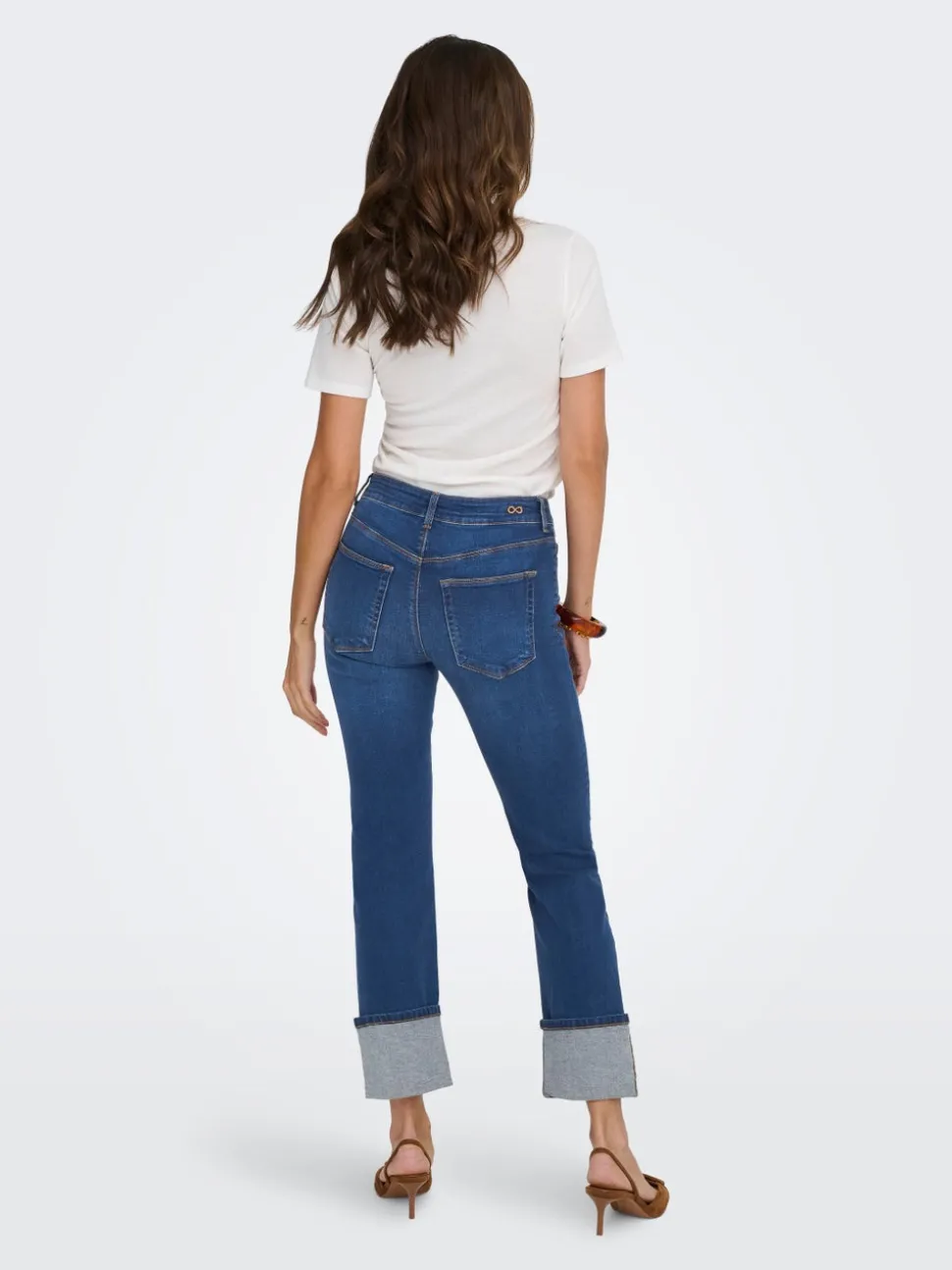 JDYFINA Medelhög midja Rak passform Jeans