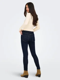 JDYFINA Medelhög midja Skinny Fit Ankellängd Jeans