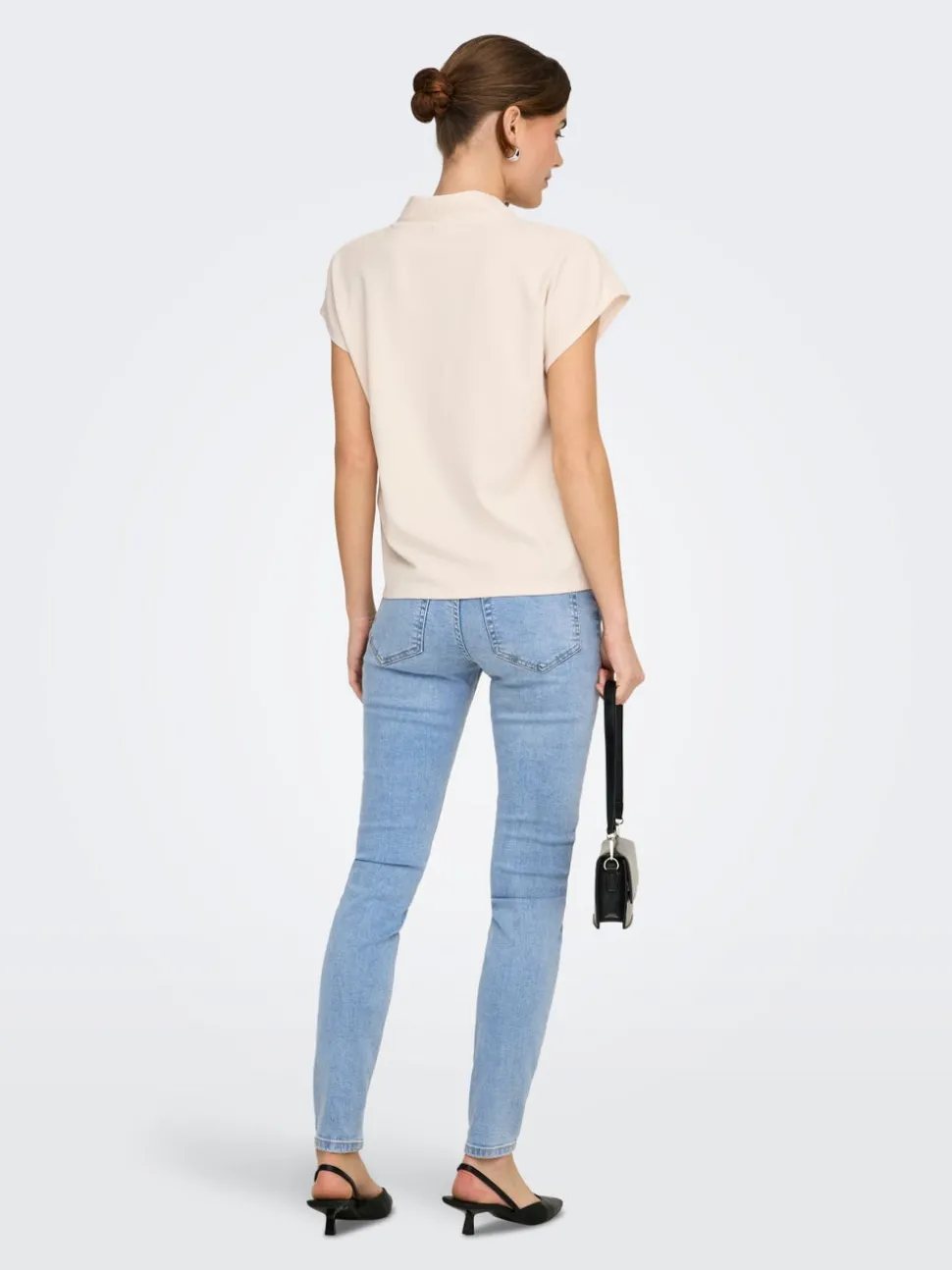 JDYFINA Medelhög midja Skinny Fit Jeans