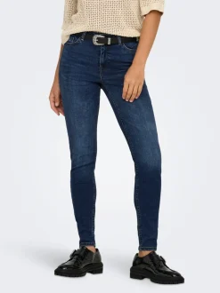 JDYFINA Medelhög midja Skinny Fit Ankellängd Jeans